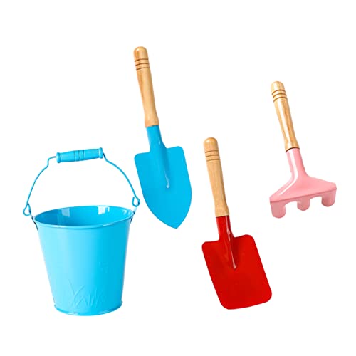 DIKACA Teiliges Gartenwerkzeug Mini Schaufel Mini Hacke Mini Rechen Und Farbiger Eimer Robuste Metall Gartenwerkzeuge Für Junge Gärtner Für Drinnen Und Draußen DIKACA Teiliges Gartenwerkzeug Mini Schaufel Mini Hacke Mini Rechen Und Farbiger Eimer Robuste Metall Gartenwerkzeuge Für Junge Gärtner Für Drinnen Und Draußen von DIKACA