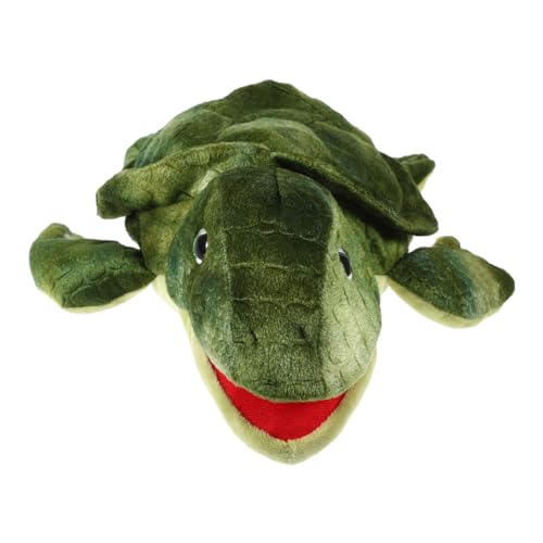 DIKACA Tiere Handpuppe für kinderspielzeug Hand Puppet Tierhandpuppe Kid Toys Cartoon-Tiere-Marionette Handpuppen für PP Baumwolle Green von DIKACA
