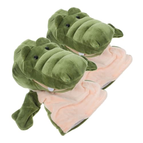 DIKACA Tierpuppenspielzeug Zeichentrickfigur-Puppe tierisches Plüschtier tierische Handpuppe Puppentiere Kinderhandschuhpuppe Kindertierpuppe Weiches mit Tierköpfen Grün DIKACA Tierpuppenspielzeug Zeichentrickfigur-Puppe tierisches Plüschtier tierische Handpuppe Puppentiere Kinderhandschuhpuppe Kindertierpuppe Weiches mit Tierköpfen Grün von DIKACA