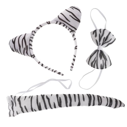 DIKACA Tiger Ohr Haarreif und Fliege Leichtes Langlebiges Kostüm accessoire für Stabiler Rahmen Kreatives Design für Karneval Fasching und Kostümpartys DIKACA Tiger Ohr Haarreif und Fliege Leichtes Langlebiges Kostüm accessoire für Stabiler Rahmen Kreatives Design für Karneval Fasching und Kostümpartys von DIKACA