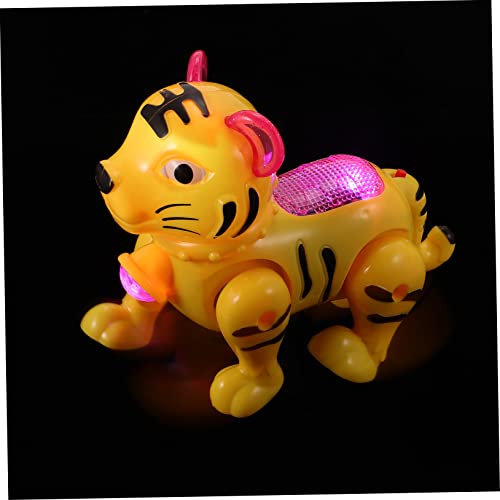 DIKACA Tiger interaktives Animal Toys elektrospielzeug Fun Toy Automatisches Maskottchen-Tiger- Cartoon-Tiger- Kindergeschenk Plastik von DIKACA