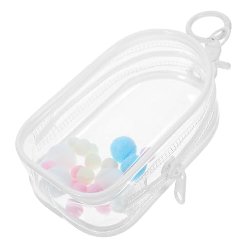 DIKACA Tragetasche 1 Satz Babytasche Zeigen Handtaschen die Einkaufstasche transparente Mini-Puppentasche Mini-Puppenhalter Puppenbeutel dreidimensional Schnalle Ornament Knochen PVC von DIKACA