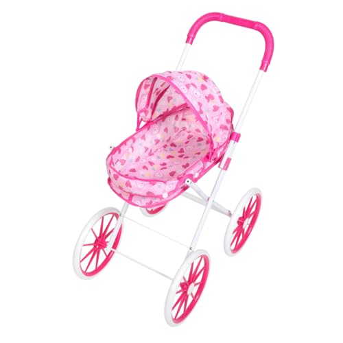 DIKACA Trolley- Vorgeben Tragbar Wagen Sitz Puppe Gefälscht Faltbar -babytrage Oxford-Stoff Rosa DIKACA Trolley- Vorgeben Tragbar Wagen Sitz Puppe Gefälscht Faltbar -babytrage Oxford-Stoff Rosa von DIKACA