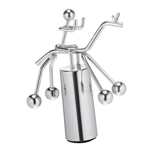 DIKACA Tumbler Ornament Desktop Reitspielzeug Balancierspielzeug Balancebälle Dekoration Tumbler Schaukel Balancebälle Balance Physik Balancierpferd Metall Silber DIKACA Tumbler Ornament Desktop Reitspielzeug Balancierspielzeug Balancebälle Dekoration Tumbler Schaukel Balancebälle Balance Physik Balancierpferd Metall Silber von DIKACA