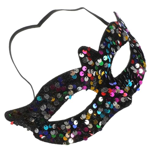DIKACA Venezianische Maske Damen mit Verstellbarem Elastikband Hochwertiges PVC Halloween Karneval Cosplay Party Dekoration für Damen und Herren von DIKACA