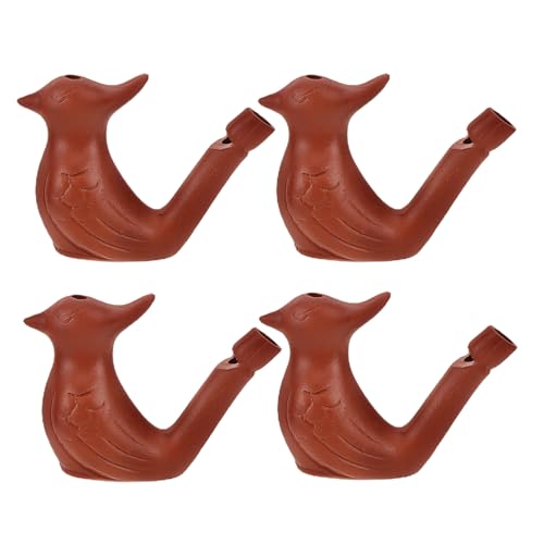 DIKACA Vogeltrillerpfeifen Aus Ton Bunte Vogelgeräusche Für Tiergeräusche Nachahmung Perfekt Für Outdoor Spiel Und Partys von DIKACA