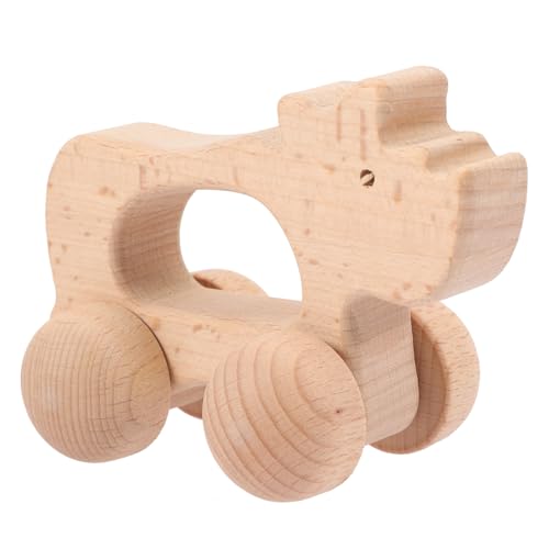 DIKACA Vorschulspielzeug Tragbares Auto Greiflinge Aus Holz Zum Greifen Von Kleinkindern Sensorisches Schiebeauto Autospielzeug Für Kleinkinder Hölzern von DIKACA