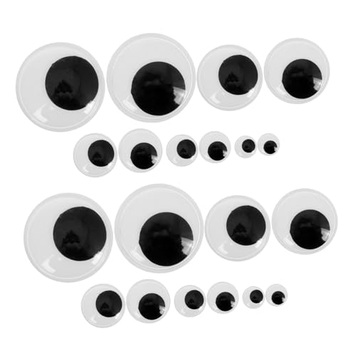 DIKACA Wackelaugen aus Kunststoff Selbstklebende Googly Eyes Verschiedenen für DIY und Bastelprojekte für Kindergarten und Kreative Aktivitäten mit Kindern DIKACA Wackelaugen aus Kunststoff Selbstklebende Googly Eyes Verschiedenen für DIY und Bastelprojekte für Kindergarten und Kreative Aktivitäten mit Kindern von DIKACA