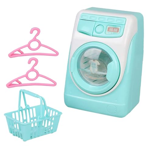 DIKACA Waschmaschine Mit Sound Und Licht Für Kleinkinder Puppen Waschmaschine Für Fantasievolles Inklusive Automatischer Bürste Ohne Batterien DIKACA Waschmaschine Mit Sound Und Licht Für Kleinkinder Puppen Waschmaschine Für Fantasievolles Inklusive Automatischer Bürste Ohne Batterien von DIKACA