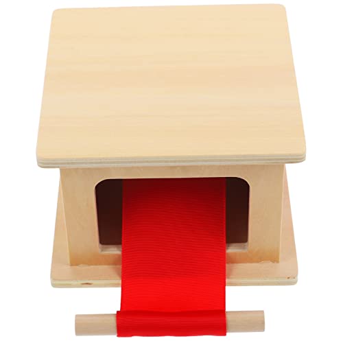 DIKACA Wissenschafts- und Lernspielzeug interaktives holzspielzeug Ziehbox Pädagogisches Fun Toy Säuglingsspielzeug Babyspielzeug 0-6 Monate hölzern von DIKACA