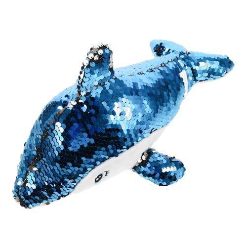 DIKACA Wohndeko Kuscheltier Geburtstagsgeschenk Pailletten Entzückender Plüschdelfin Kleiner Cartoon Design Delfinpuppe Delfinpuppe Ornament Kreatives Plüschtier Blau Pp Baumwolle DIKACA Wohndeko Kuscheltier Geburtstagsgeschenk Pailletten Entzückender Plüschdelfin Kleiner Cartoon Design Delfinpuppe Delfinpuppe Ornament Kreatives Plüschtier Blau Pp Baumwolle von DIKACA