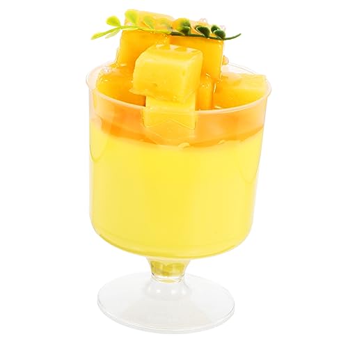 DIKACA Zarte Kuchenmodell Dekorationen Fruchtpudding Schreibtisch Gefälschte Dessert Requisite Gefälschtes Kuchen Ornament Dessert Modelle Foto Requisite Künstlicher von DIKACA