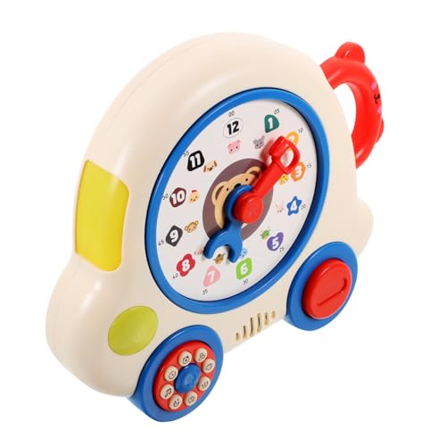 DIKACA Zeiterkennungsuhr Lernspielzeug Für 4-jährige Lernspielzeug Für Kleinkinder Cartoon-Uhr-Modell Uhr Für Im Alter Von 5-7 Kinderuhr Lernen Plastik Colorful DIKACA Zeiterkennungsuhr Lernspielzeug Für 4-jährige Lernspielzeug Für Kleinkinder Cartoon-Uhr-Modell Uhr Für Im Alter Von 5-7 Kinderuhr Lernen Plastik Colorful von DIKACA