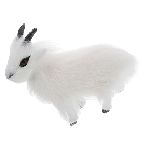 DIKACA Ziegenplüschmodell Schafspielzeug Ziegenmodelldekoration Tischdeko Zu Weihnachten Schafe Plüschtiere Plüschtierfigur Weihnachtstierschmuck Gefüllter Lammplüsch Weiß Kunstpelz DIKACA Ziegenplüschmodell Schafspielzeug Ziegenmodelldekoration Tischdeko Zu Weihnachten Schafe Plüschtiere Plüschtierfigur Weihnachtstierschmuck Gefüllter Lammplüsch Weiß Kunstpelz von DIKACA