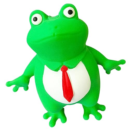 DIKACA Zur Entlüftungsentlastung Quetschspielzeug Froschfigur Kleines Stressspielzeug Tierspielzeug Quetschen Kompaktes Quetschspielzeug Sensorisches von DIKACA