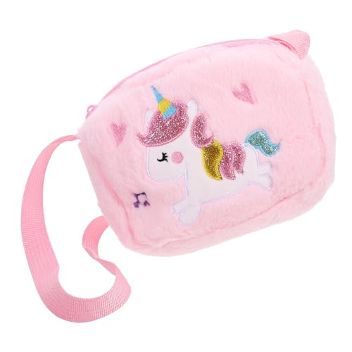 DIKACA üsch Einhorn Schultertasche Für ädchen üße Crossbody Tasche Im Cartoon Stil Ideal Für Die Aufbewahrung Von Kleingeld Und Kleinen Gegenständen Pink DIKACA üsch Einhorn Schultertasche Für ädchen üße Crossbody Tasche Im Cartoon Stil Ideal Für Die Aufbewahrung Von Kleingeld Und Kleinen Gegenständen Pink von DIKACA