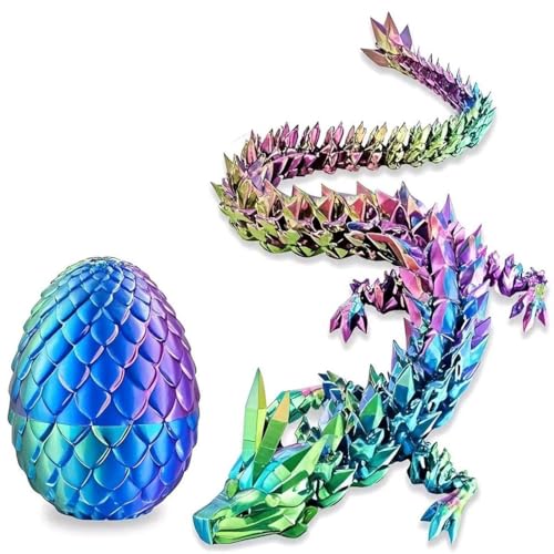 DILYUPE Ostern Überraschungs Drachenei Figuren, 3D Gedruckter Beweglicher Drachen Spielzeug Ostern Geschenke Kinder, Schreibtischspielzeug Drachen Ornament für Autos, Büros, Häuser1 DILYUPE Ostern Überraschungs Drachenei Figuren, 3D Gedruckter Beweglicher Drachen Spielzeug Ostern Geschenke Kinder, Schreibtischspielzeug Drachen Ornament für Autos, Büros, Häuser1 von DILYUPE