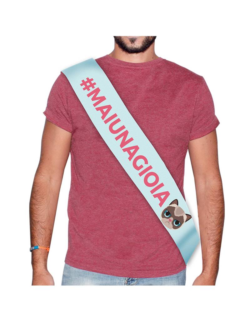 Schärpe Maiunagioia für Erwachsene blau von DIMAV