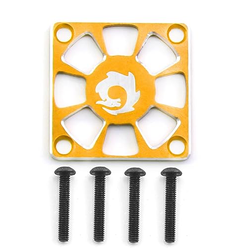 DINESA Kühlventilatorabdeckung aus Aluminiumlegierung, 30 x 30 mm, für RC-Motor, ESC-Motor, Schutzabdeckung für elektrische Regulierung, Gelb DINESA Kühlventilatorabdeckung aus Aluminiumlegierung, 30 x 30 mm, für RC-Motor, ESC-Motor, Schutzabdeckung für elektrische Regulierung, Gelb von DINESA