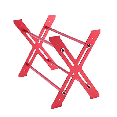 DINESA Maßstab 1:10 1,9 2,2 Felgen-Reifenregal für RC Crawler -4-6 Axial SCX10 D90 D110 Reifenlagerregal Ersatzteil-Kit, Rot von DINESA