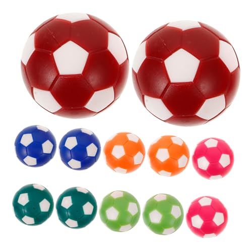 DINHEAROM 12 Stück Mini Fußballmaschine Tischspiel Fußbälle Tischfußballtisch Zubehör Tischfußballbälle Tischfußballbälle Tischfußball Ersatzbälle Umweltfreundlicher Kunststoff DINHEAROM 12 Stück Mini Fußballmaschine Tischspiel Fußbälle Tischfußballtisch Zubehör Tischfußballbälle Tischfußballbälle Tischfußball Ersatzbälle Umweltfreundlicher Kunststoff von DINHEAROM