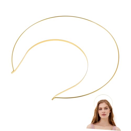 DINHEAROM 1Stück Goldenes Haarband für Damen Dekoratives Stirnband für Partys und Fotoshootings Angenehm für Hochzeiten und Beauty Events DINHEAROM 1Stück Goldenes Haarband für Damen Dekoratives Stirnband für Partys und Fotoshootings Angenehm für Hochzeiten und Beauty Events von DINHEAROM