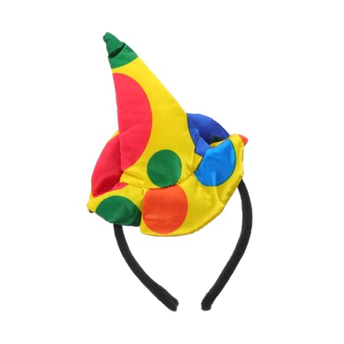 DINHEAROM Clownhut Haarspange 2 Stück für Erwachsene Kreative Cosplay Kopfbedeckung für Festivals und Partys Lustige Haarreifen für Unvergessliche Feiern DINHEAROM Clownhut Haarspange 2 Stück für Erwachsene Kreative Cosplay Kopfbedeckung für Festivals und Partys Lustige Haarreifen für Unvergessliche Feiern von DINHEAROM