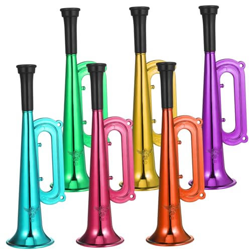 DINHEAROM 6 Stück Bunte Hornspielzeug Trompeten Sportwettbewerb Trompeten Lustiges Trompetenspielzeug Spiel Trompete Jubel Trompetenspiel Jubelhörner Kinderspielzeug Jubelspielzeug DINHEAROM 6 Stück Bunte Hornspielzeug Trompeten Sportwettbewerb Trompeten Lustiges Trompetenspielzeug Spiel Trompete Jubel Trompetenspiel Jubelhörner Kinderspielzeug Jubelspielzeug von DINHEAROM