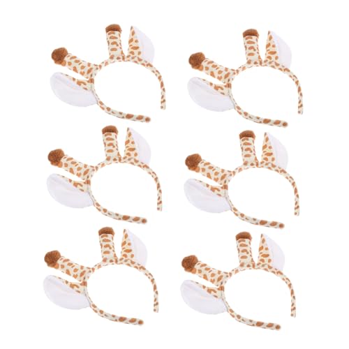 DINHEAROM 6 Stück Design Plüsch Haarreifen Kopfschmuck für Kinder Cosplay Party Zubehör Angenehm zu Tragen Süße Stirnbänder DINHEAROM 6 Stück Design Plüsch Haarreifen Kopfschmuck für Kinder Cosplay Party Zubehör Angenehm zu Tragen Süße Stirnbänder von DINHEAROM
