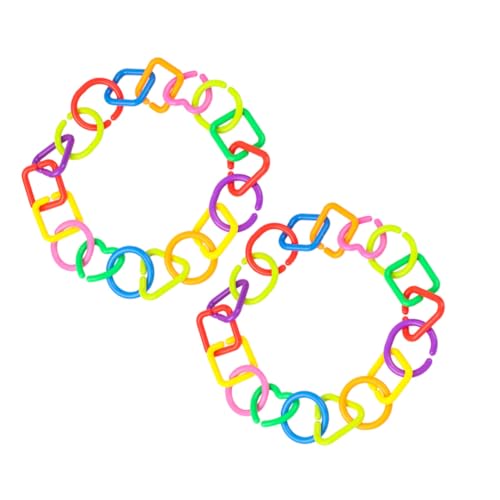 DINHEAROM 70 Stück Teiliges Geometrisches Kettenspielzeug für Junge Mädchen und Kleinkinder Lernspielzeug für Sensorische Entwicklung Halte Verbindungsspiel für Kinderwagen und Kindersitze DINHEAROM 70 Stück Teiliges Geometrisches Kettenspielzeug für Junge Mädchen und Kleinkinder Lernspielzeug für Sensorische Entwicklung Halte Verbindungsspiel für Kinderwagen und Kindersitze von DINHEAROM