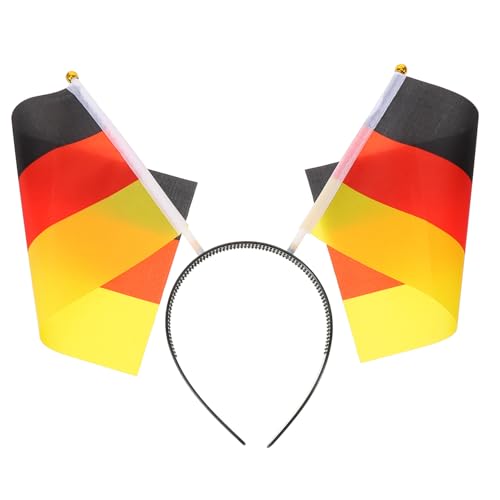 DINHEAROM Deutschland Flaggen Haarreif für Festival Party Komfortables Anpassbares Stirnband für Fußball Events und Fan aus Strapazierfähigem Material Gefertigt DINHEAROM Deutschland Flaggen Haarreif für Festival Party Komfortables Anpassbares Stirnband für Fußball Events und Fan aus Strapazierfähigem Material Gefertigt von DINHEAROM