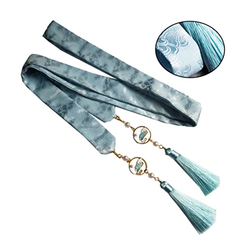 DINHEAROM Haarband mit Quaste im Chinesischen Stil Himmelblaues Design für Eleganter Pferdeschwanzhalter für Cosplay und Kostümpartys Haarschmuck mit Hervorragender Verarbeitung DINHEAROM Haarband mit Quaste im Chinesischen Stil Himmelblaues Design für Eleganter Pferdeschwanzhalter für Cosplay und Kostümpartys Haarschmuck mit Hervorragender Verarbeitung von DINHEAROM