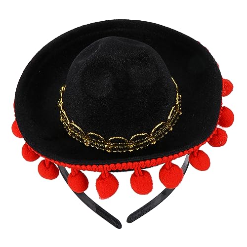 DINHEAROM Mexikanischer Haarreifen mit Ball Boho Style Kopfschmuck für Karneval Party Fotografie Damen Erwachsene Leicht und Kreativ Perfektes Accessoire für Feiern DINHEAROM Mexikanischer Haarreifen mit Ball Boho Style Kopfschmuck für Karneval Party Fotografie Damen Erwachsene Leicht und Kreativ Perfektes Accessoire für Feiern von DINHEAROM