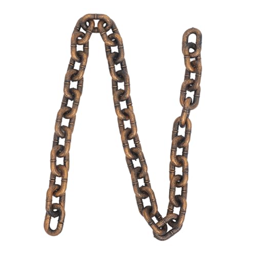 DINHEAROM Simulierte Eisenkettendekoration Halloween-Requisiten Gefälschte Kette Interessante Hundekette Kunststoffkette Cosplay -Requisite Ketten Für Hunde Lustige Hundekette Golden PVC DINHEAROM Simulierte Eisenkettendekoration Halloween-Requisiten Gefälschte Kette Interessante Hundekette Kunststoffkette Cosplay -Requisite Ketten Für Hunde Lustige Hundekette Golden PVC von DINHEAROM