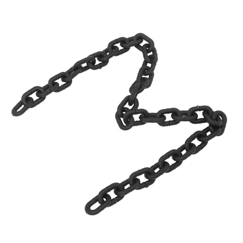 DINHEAROM Simulierte Eisenkettendekoration Ketten Für Hunde Dekorative Ketten Zum Aufhängen Große Kriminalitätsketten-gliederkette Halloween-plastikkette Kette Für Hund PVC Schwarz DINHEAROM Simulierte Eisenkettendekoration Ketten Für Hunde Dekorative Ketten Zum Aufhängen Große Kriminalitätsketten-gliederkette Halloween-plastikkette Kette Für Hund PVC Schwarz von DINHEAROM