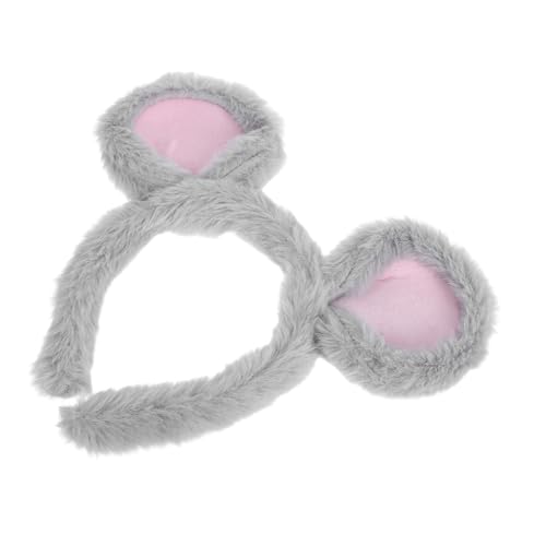DINHEAROM Tier Haarreif mit Mausohren für Weiches und Bequemes Cosplay Accessoire für Halloween Partys und Verkleidungen Lustiger Elastischer Haarreif für Junge Mädchen DINHEAROM Tier Haarreif mit Mausohren für Weiches und Bequemes Cosplay Accessoire für Halloween Partys und Verkleidungen Lustiger Elastischer Haarreif für Junge Mädchen von DINHEAROM