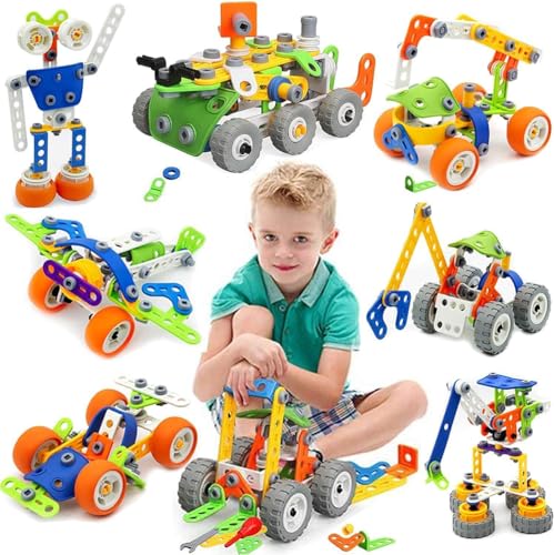 DINO SONO Konstruktionsspielzeug Geschenke für Kinder, STEM Gebäude Kit Bausteine Spielzeug für Jungen und Mädchen Baukasten Pädagogische Lernspielzeug ab 4,5,6,7,8,9,10 Jahre Bauset 11 Modelle DINO SONO Konstruktionsspielzeug Geschenke für Kinder, STEM Gebäude Kit Bausteine Spielzeug für Jungen und Mädchen Baukasten Pädagogische Lernspielzeug ab 4,5,6,7,8,9,10 Jahre Bauset 11 Modelle von DINO SONO