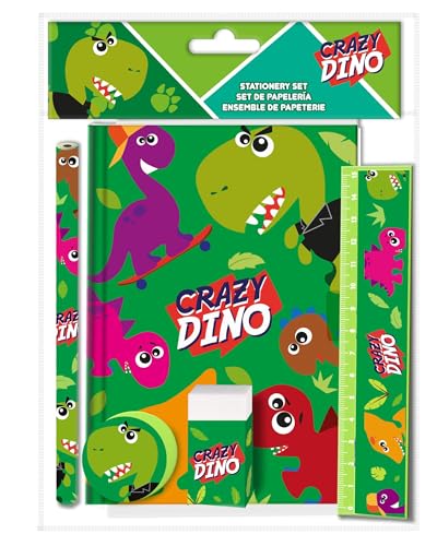 Dinosaurier KL84023 Schreibwarenset, bunt Dinosaurier KL84023 Schreibwarenset, bunt von DINOSAURIER