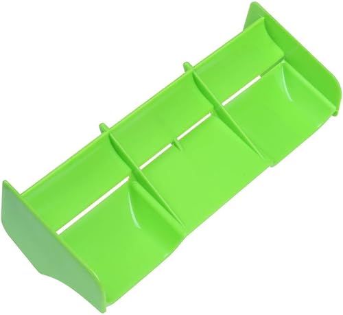 DINOWIN 1/8 RC Auto Plastik Heckflügel, RC Auto Karosserie Heckflügel Dekoration, geeignet für 1/8 Maßstab Short-Course Truck Offroad-Rennferngesteuertes Modellauto Zubehör (Grün) von DINOWIN