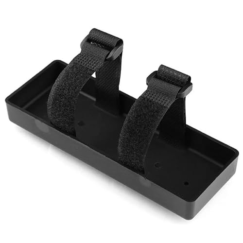 DINOWIN Plastik-Batteriefach Halterung Batterietablett für 1/8 1/10 RC Track Cart für AXIAL SCX10 D90 TRX4 Zubehör (Schwarz) von DINOWIN