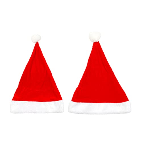 DINSOAVR Rote Weihnachts Eltern Kind Weihnachtshut Casual Fold Kleinkinder Winter Santa Mütze Für Familientreffen von DINSOAVR
