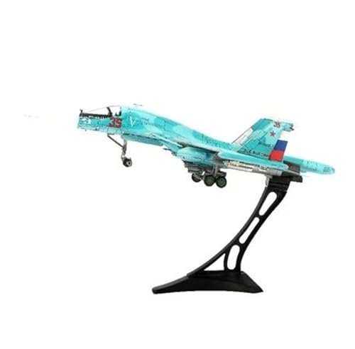 DIOTTI Aerobatic Flugzeug Maßstab 1:72 SU-34 Su34 Russische Luftwaffe Diecast Flugzeug Flugzeug Kampfflugzeug Modell Spielzeug (Größe : with Stand) von DIOTTI