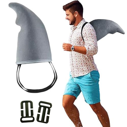 DIPZO Hai-Flossen-Kostüm, Kostüm für Kinder und Erwachsene, ideal für Unterwasser-Themen, Partys und Halloween DIPZO Hai-Flossen-Kostüm, Kostüm für Kinder und Erwachsene, ideal für Unterwasser-Themen, Partys und Halloween von DIPZO