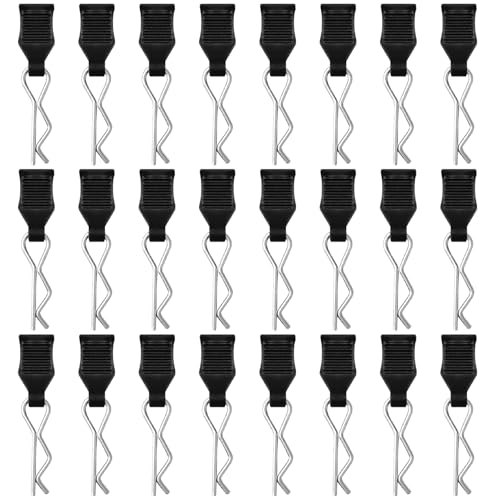 DIPZO RC-Karossenclips mit Zuglasche, 24 St Sicherheits-Pins für 1/12 1/14 1/16 RC-Auto, Kompatibel mit Fernsteuer-Fahrzeug Buggy Truck Zubehör DIPZO RC-Karossenclips mit Zuglasche, 24 St Sicherheits-Pins für 1/12 1/14 1/16 RC-Auto, Kompatibel mit Fernsteuer-Fahrzeug Buggy Truck Zubehör von DIPZO