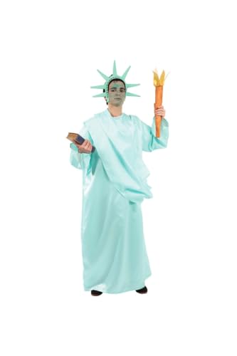 DISBACANAL Herren Freiheits Statue Symbol Kostüm für Themenfeste - von DISBACANAL