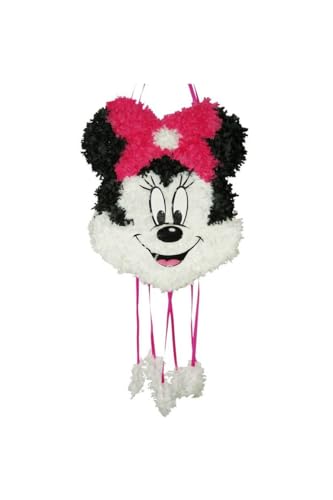 DISBACANAL Rosa Minnie Maus Pappfigur für Kinderfeste von DISBACANAL