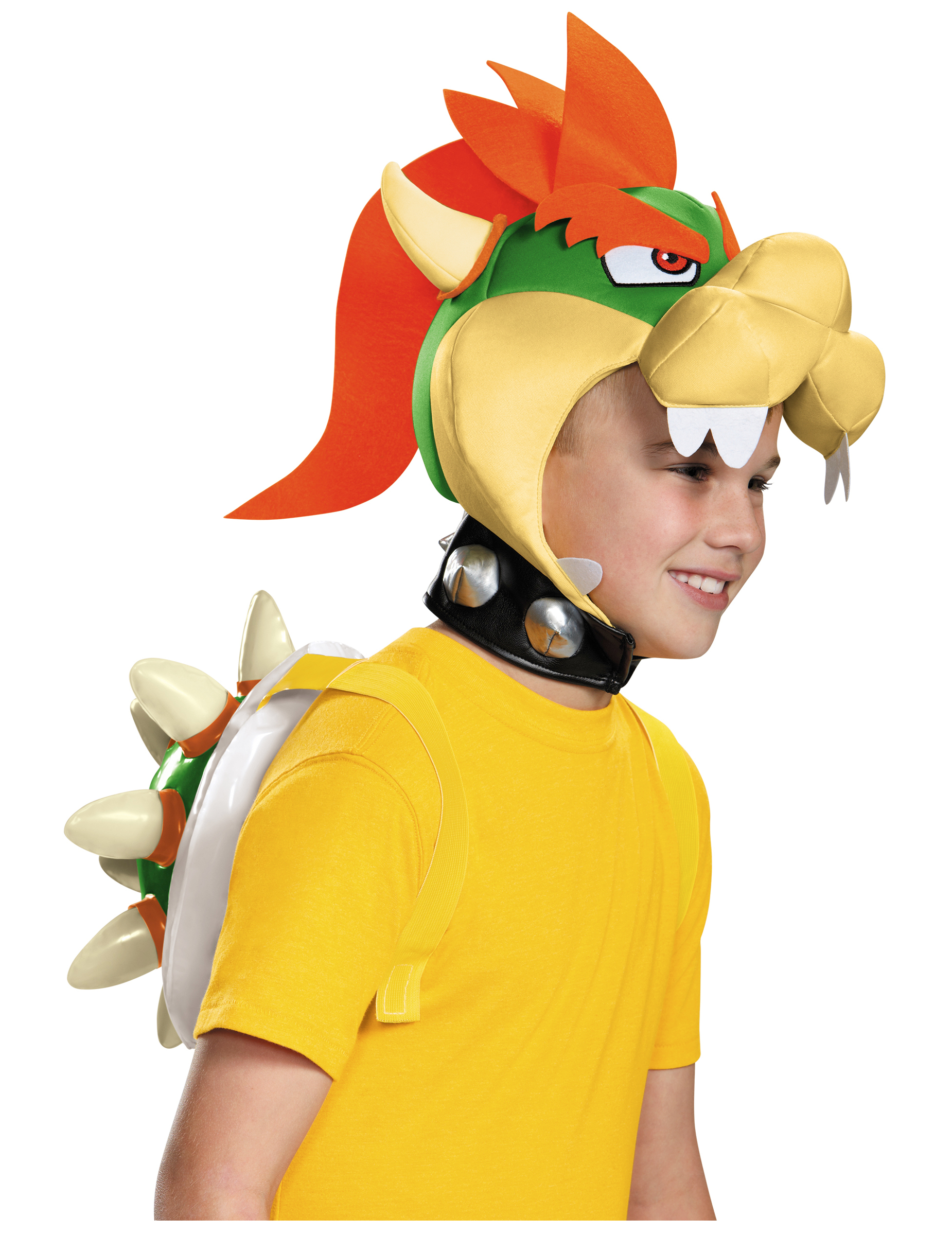 Bowser-Accessoire-Set für Kinder Nintendo-Lizenzartikel bunt von KARNEVAL-MEGASTORE