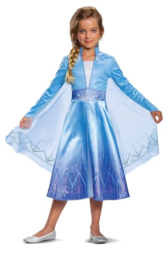 Deluxe Disney Frozen 2 Mädchen Elsa Kostüm, Blau, Größe 38/40 Deluxe Disney Frozen 2 Mädchen Elsa Kostüm, Blau, Größe 38/40 von DISGUISE