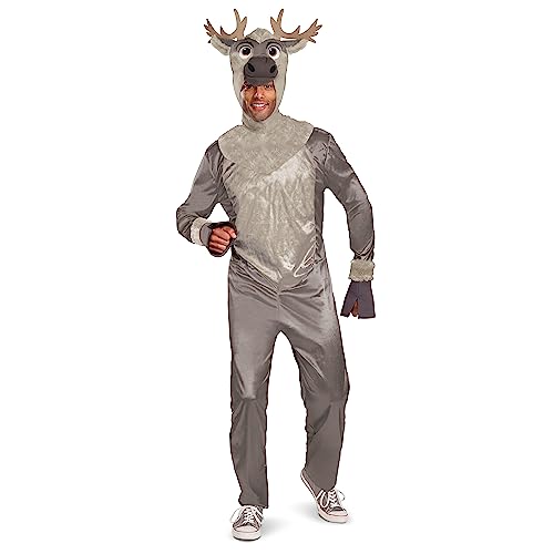 Sven Deluxe Erwachsenenkostüm, offizielles Disney-Kostüm "Die Eiskönigin", Größe M (38-40) von Disguise