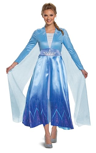 Disney Die Eiskönigin Erwachsenenkostüm Elsa auf Reise Classic Gr. L (38-40) von Disguise